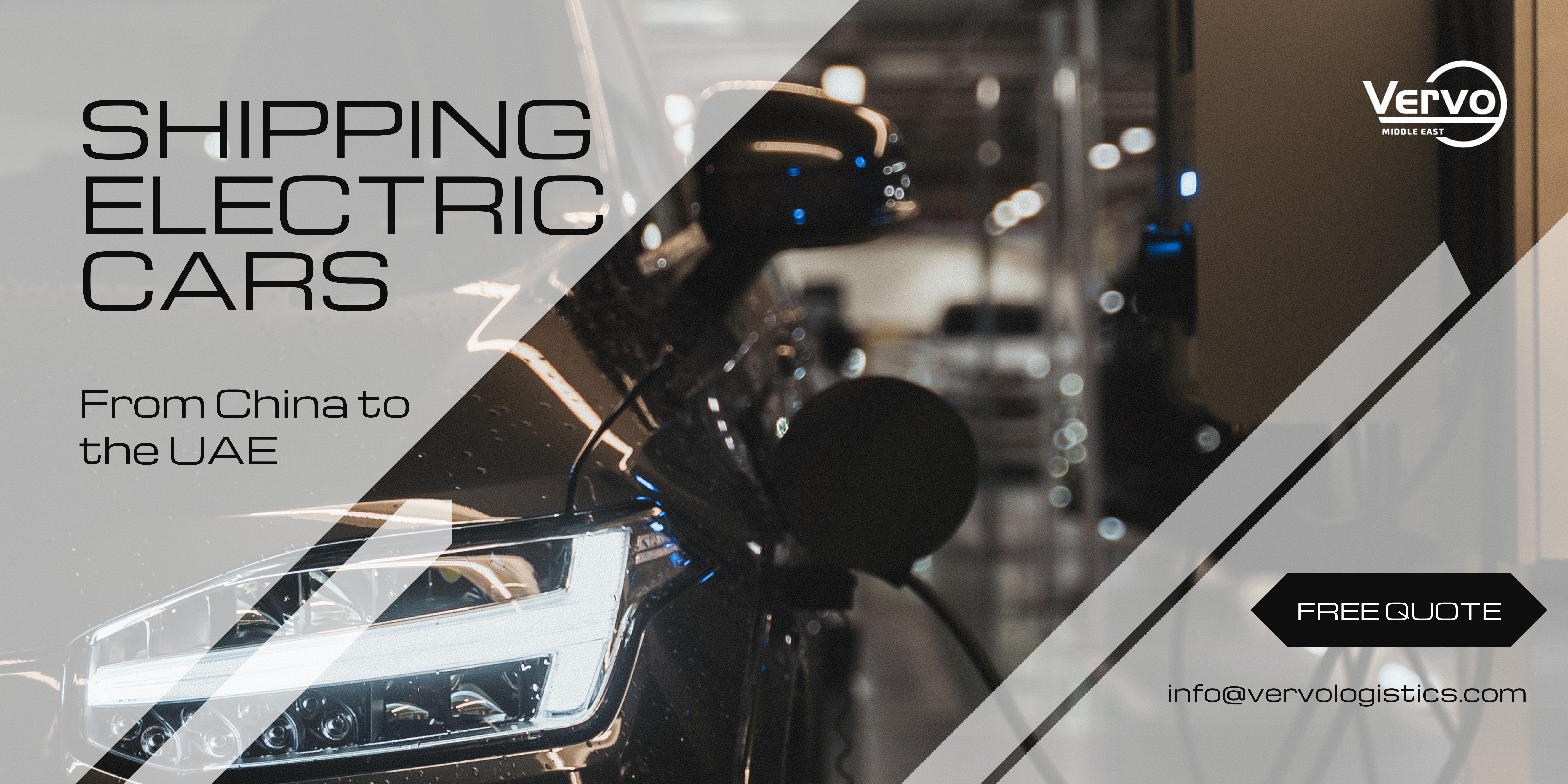 Shipping Electric Cars From China to the UAE by Vervo Middle East in Dubai